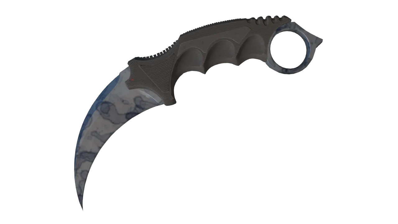 ★ Karambit | Stained (Factory New) — Dust II light, front