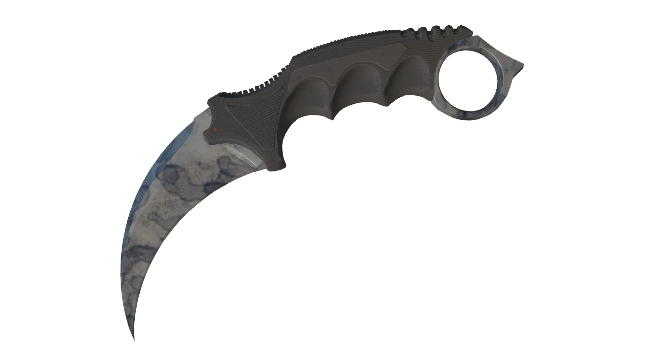 ★ Karambit | Stained (Field-Tested) — Dust II light, front