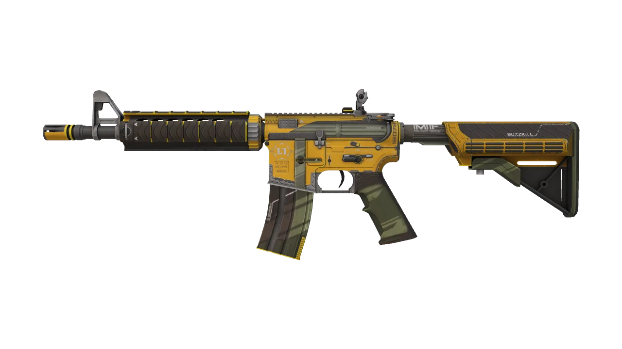 M4A4 | Buzz Kill (Factory New) — Dust II light, front