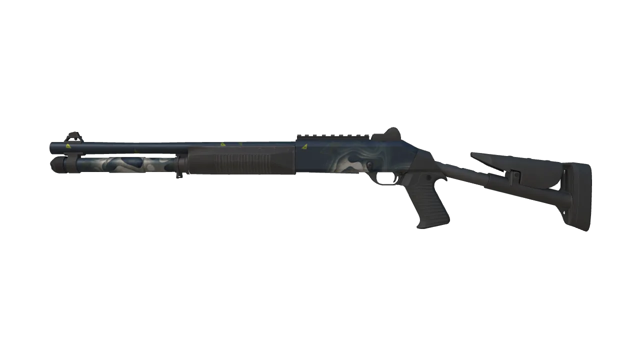 StatTrak™ XM1014 | Quicksilver (Battle-Scarred) — Dust II light, front