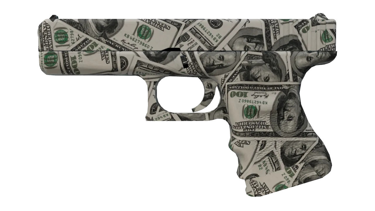 Glock-18 | Franklin (Factory New) — Dust II light, front