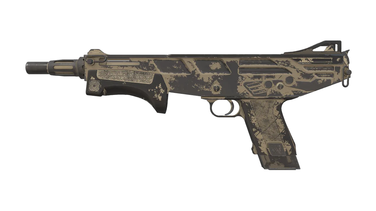 MAG-7 | Sand Dune (Battle-Scarred) — Dust II light, front