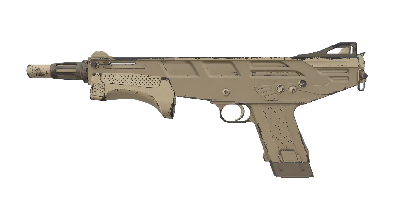 MAG-7 | Sand Dune (Field-Tested) — Dust II light, front
