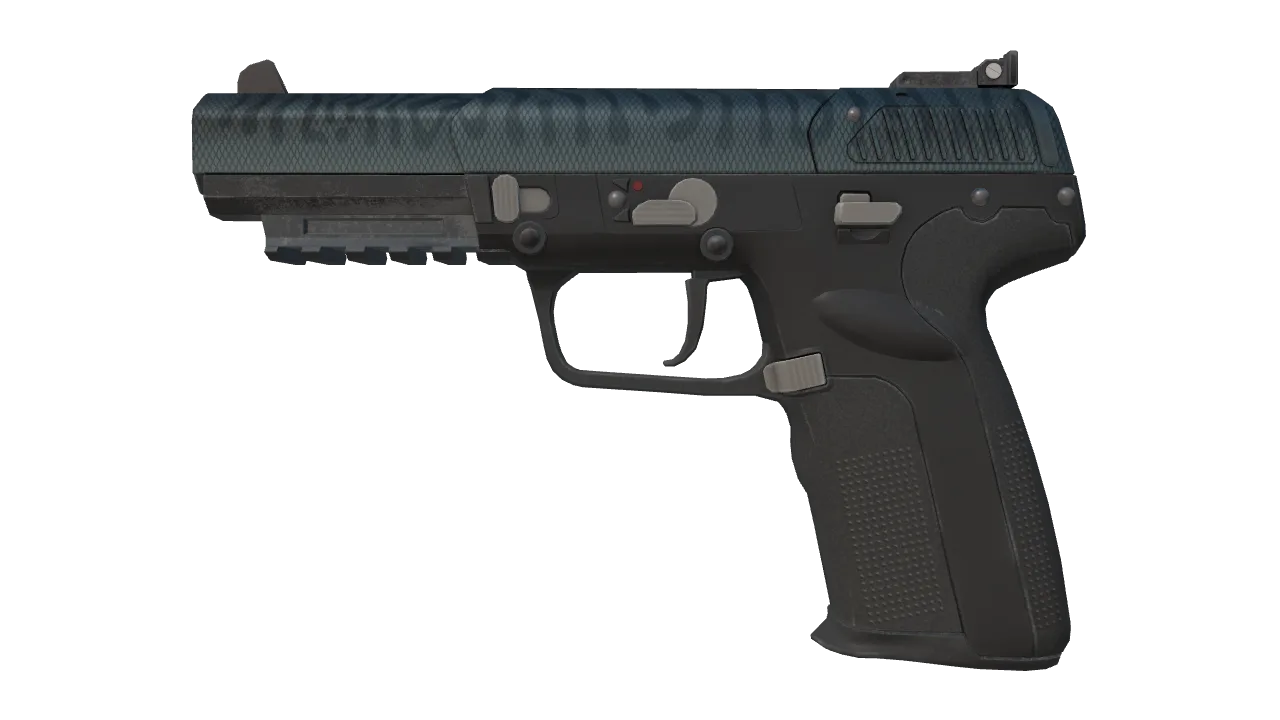 Five-SeveN | Scumbria (Well-Worn) — Dust II light, front