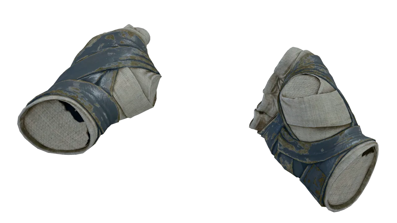 ★ Hand Wraps | Duct Tape (Battle-Scarred) — Dust II light, front