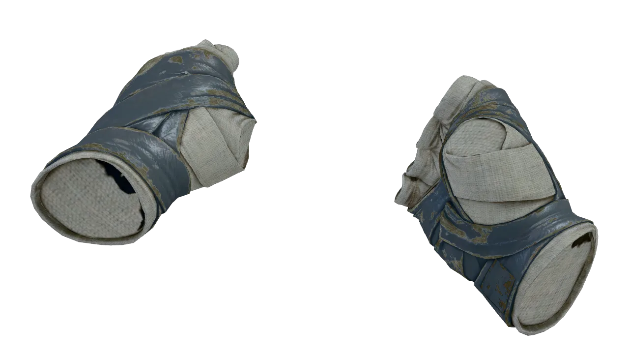 ★ Hand Wraps | Duct Tape (Well-Worn) — Dust II light, front