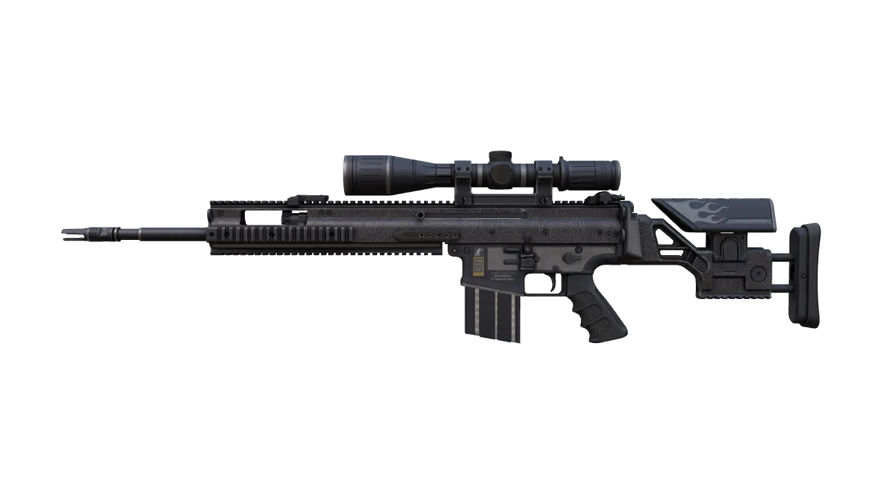 SCAR-20 | Trail Blazer (Factory New) — Dust II light, front