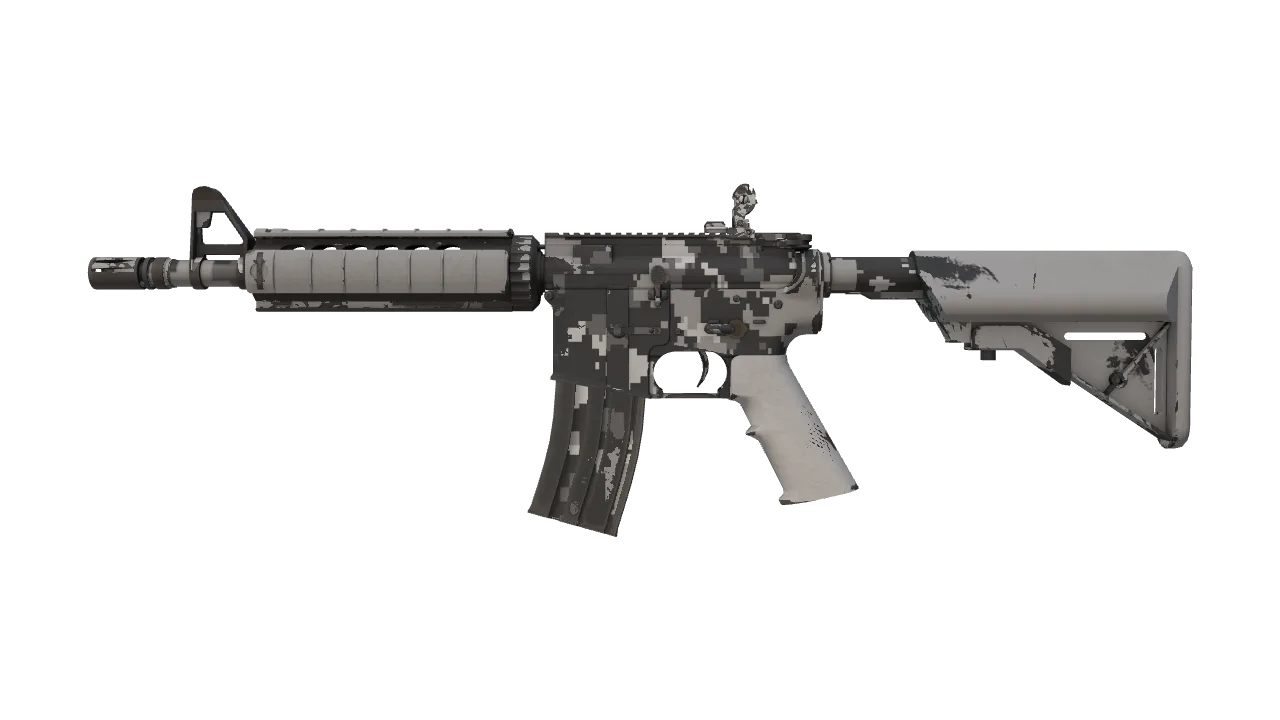 M4A4 | Urban DDPAT (Minimal Wear) — Dust II light, front