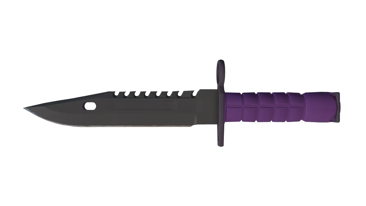 ★ M9 Bayonet | Ultraviolet (Factory New) — Dust II light, front