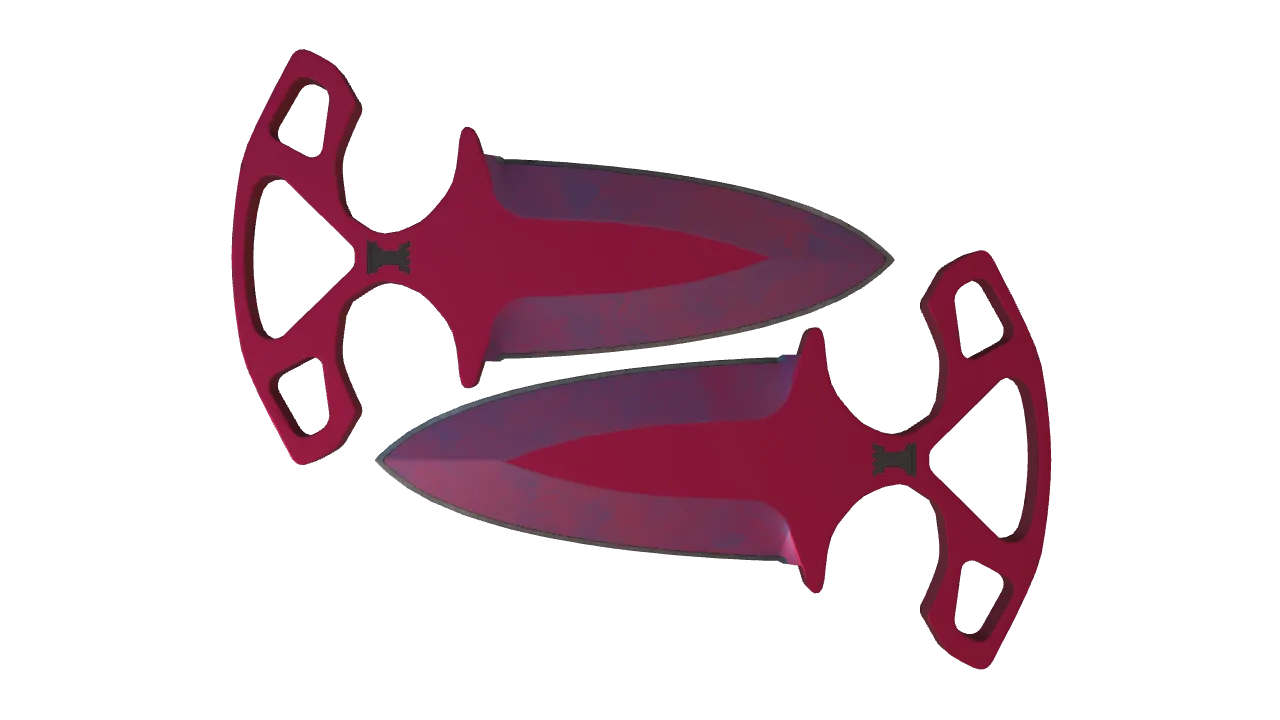 ★ Shadow Daggers | Doppler (Phase 2) (Factory New) — Dust II light, front
