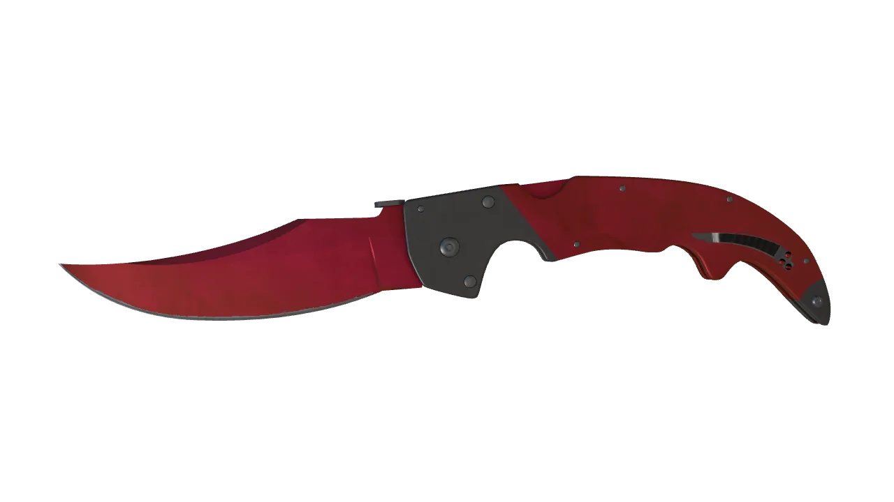 Falchion Knife | Doppler (Ruby) seed #36, front