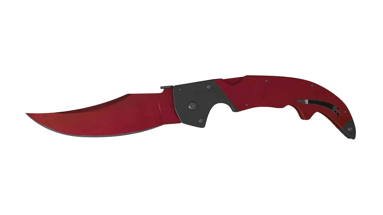 Falchion Knife | Doppler (Ruby) seed #936, front