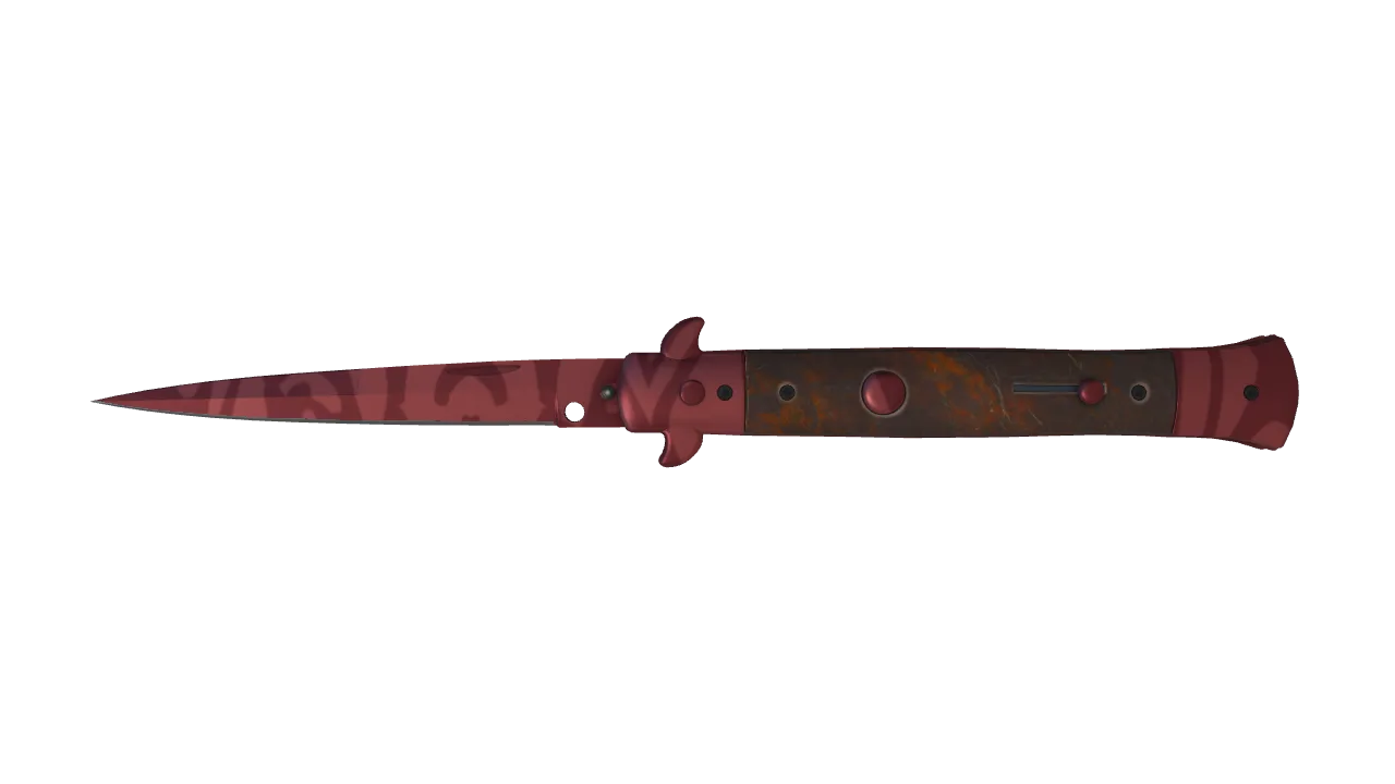Stiletto Knife | Slaughter seed #129, front
