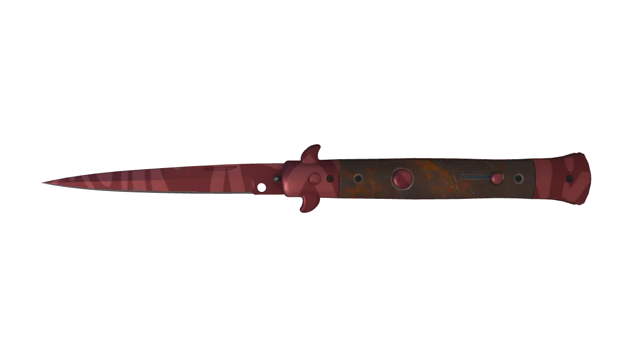 Stiletto Knife | Slaughter seed #666, front