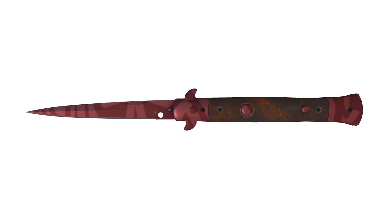 Stiletto Knife | Slaughter seed #698, front