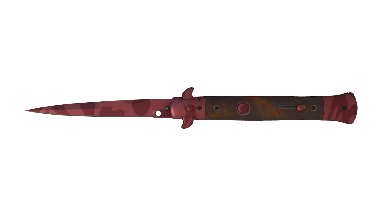 Stiletto Knife | Slaughter seed #724, front