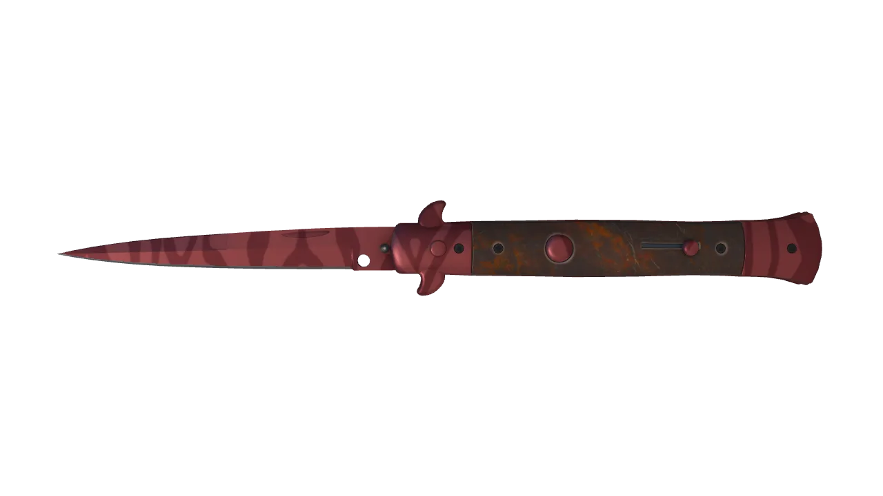 Stiletto Knife | Slaughter seed #828, front