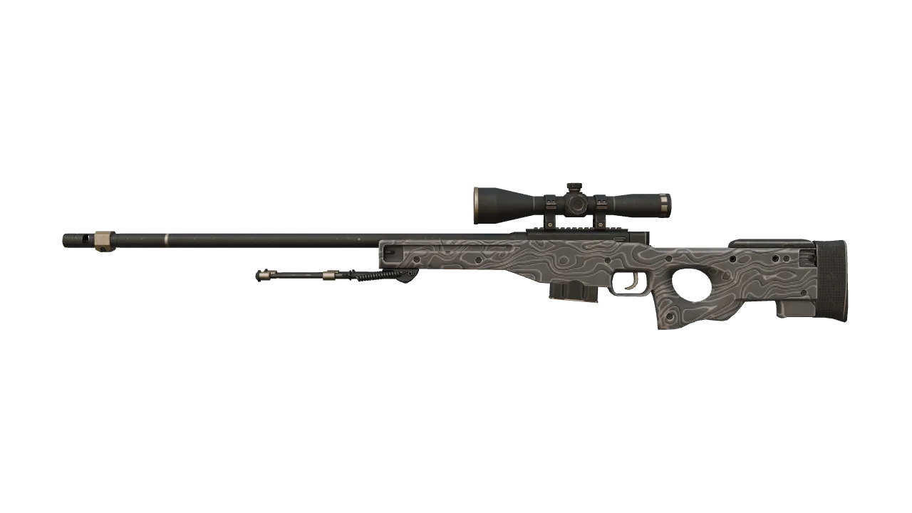 AWP | Black Nile (Factory New) — Dust II light, front