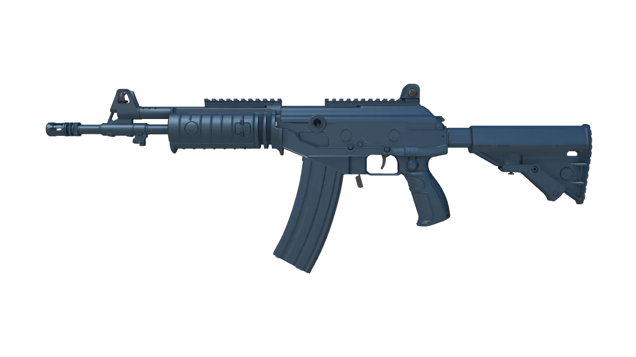 Galil AR | Blue Titanium (Factory New) — Dust II light, front