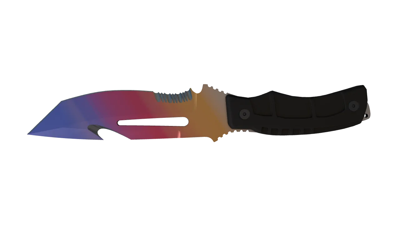 Survival Knife | Fade seed #754, back