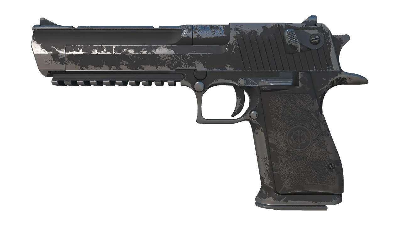 Souvenir Desert Eagle | Night (Well-Worn) — Dust II light, front