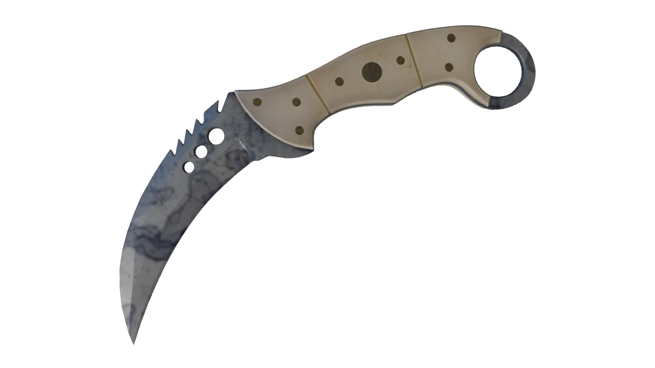 ★ Talon Knife | Stained (Factory New) — Dust II light, front