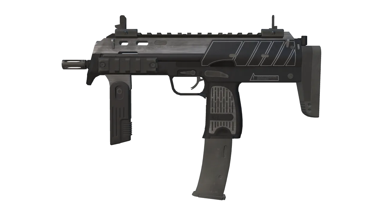 MP7 | Armor Core (Battle-Scarred) — Dust II light, front