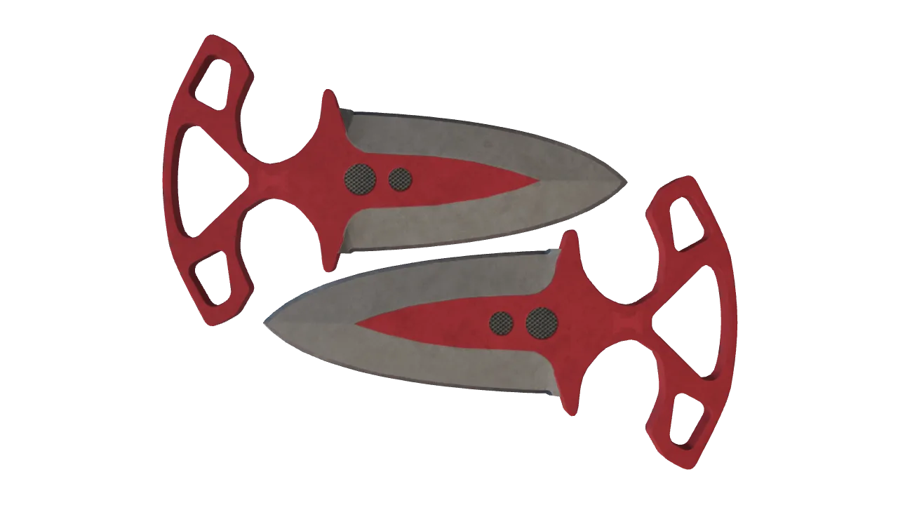 ★ Shadow Daggers | Autotronic (Well-Worn) — Dust II light, front