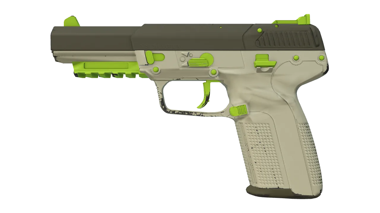 Five-SeveN | Hot Shot (Minimal Wear) — Dust II light, front