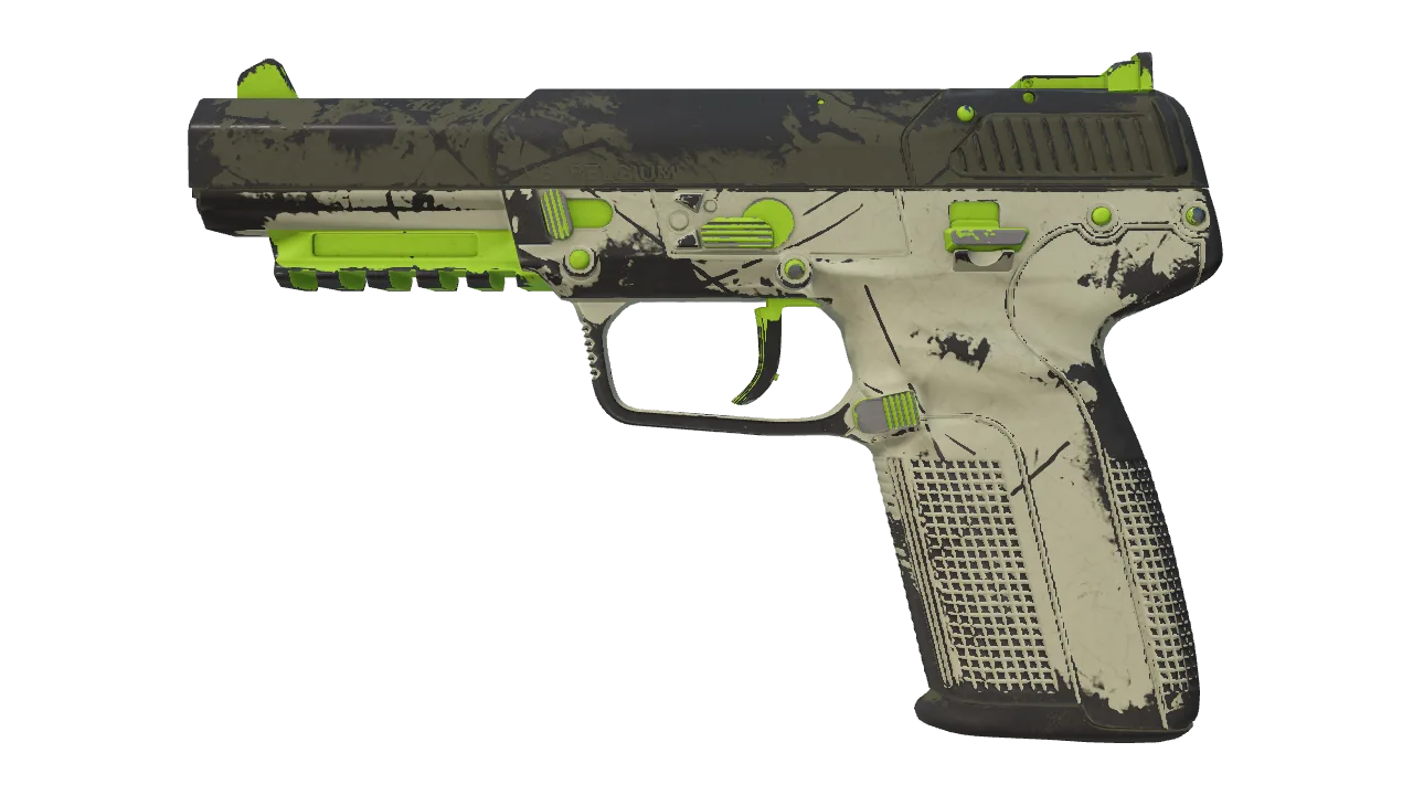 Five-SeveN | Hot Shot (Well-Worn) — Dust II light, front