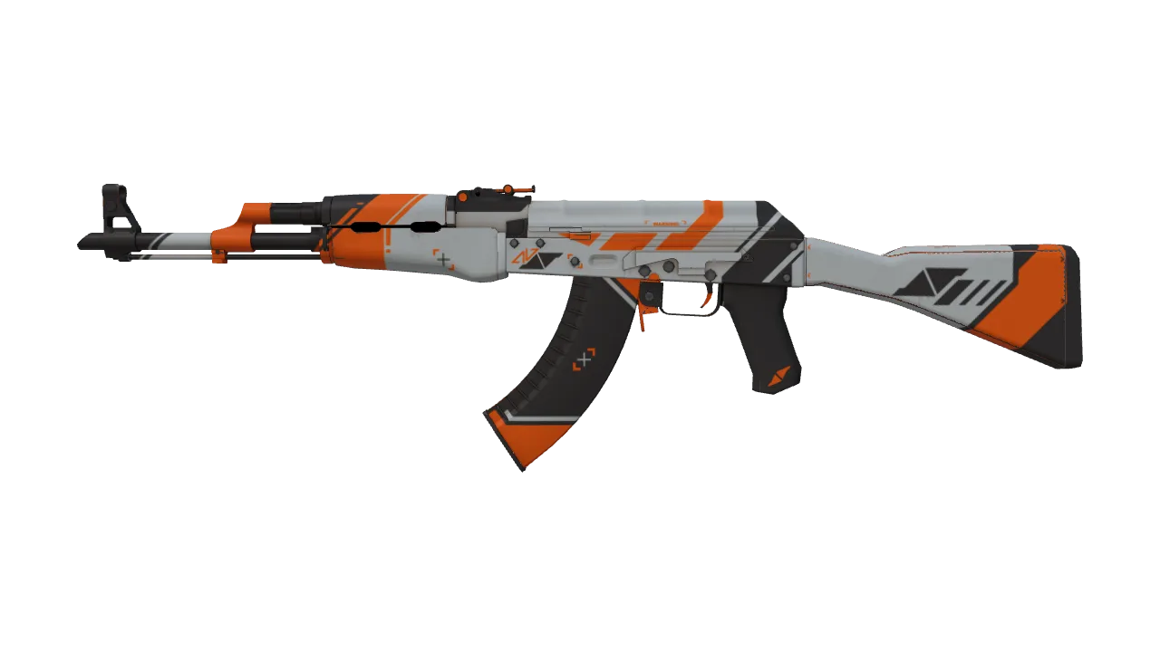 AK-47 | Asiimov (Factory New) — Dust II light, front