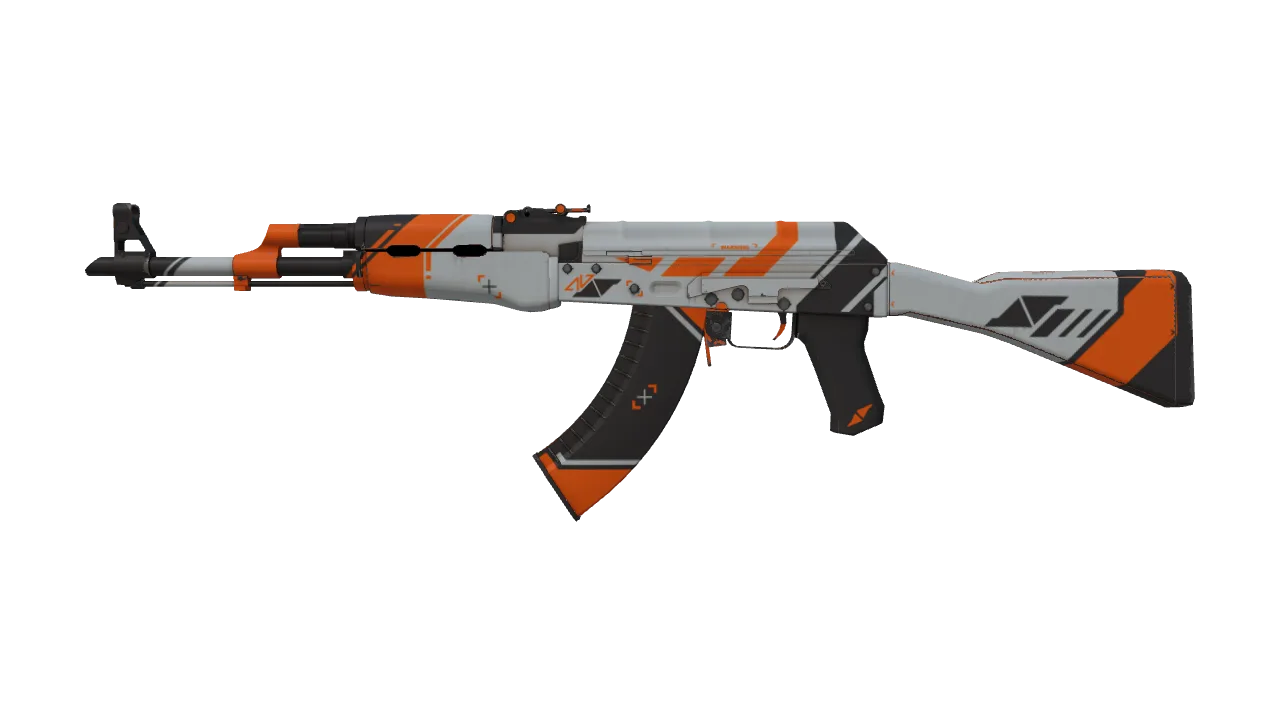 AK-47 | Asiimov (Minimal Wear) — Dust II light, front