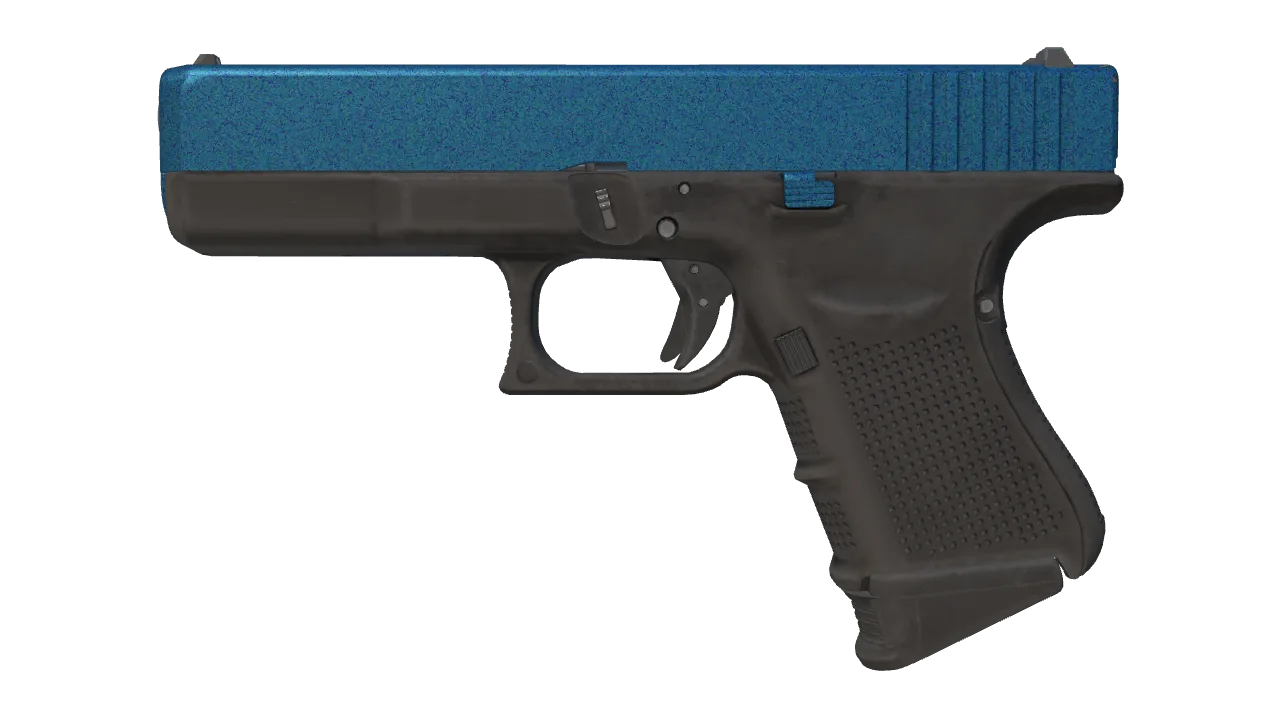 Glock-18 | Twilight Galaxy (Factory New) — Dust II light, front