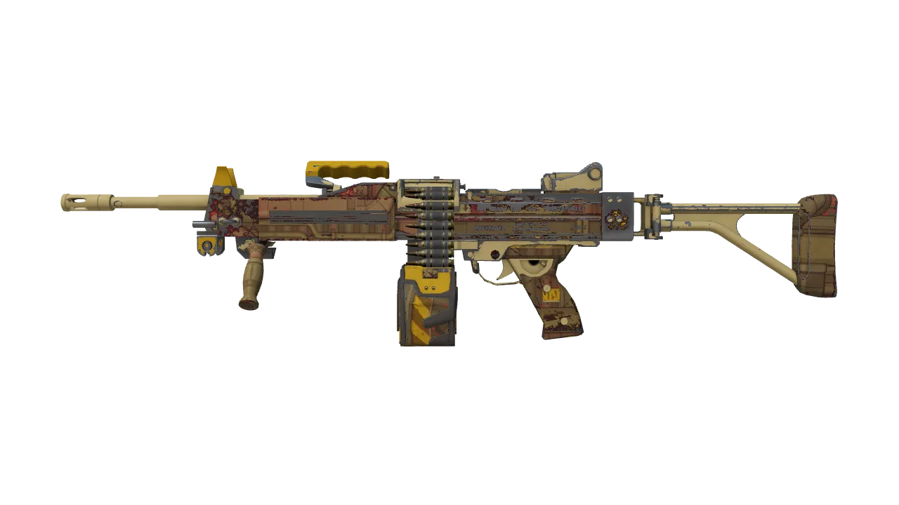 Negev | Bulkhead (Field-Tested) — Dust II light, front