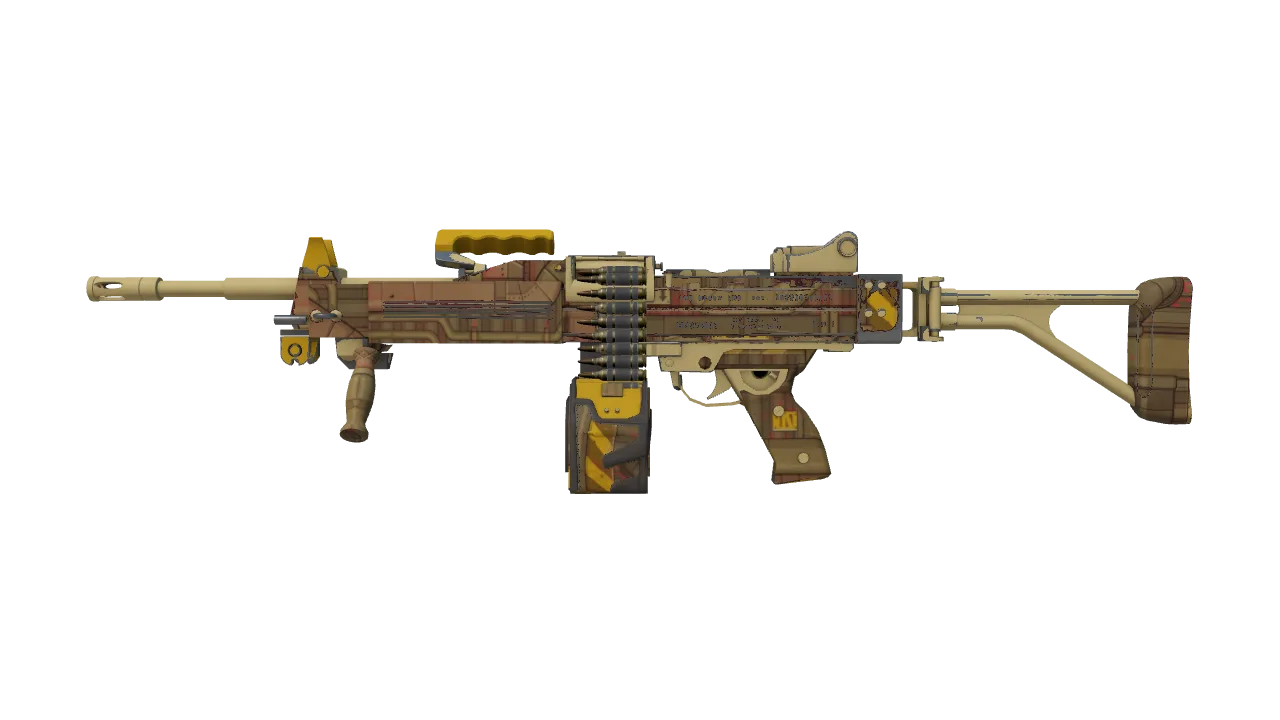 Negev | Bulkhead (Minimal Wear) — Dust II light, front