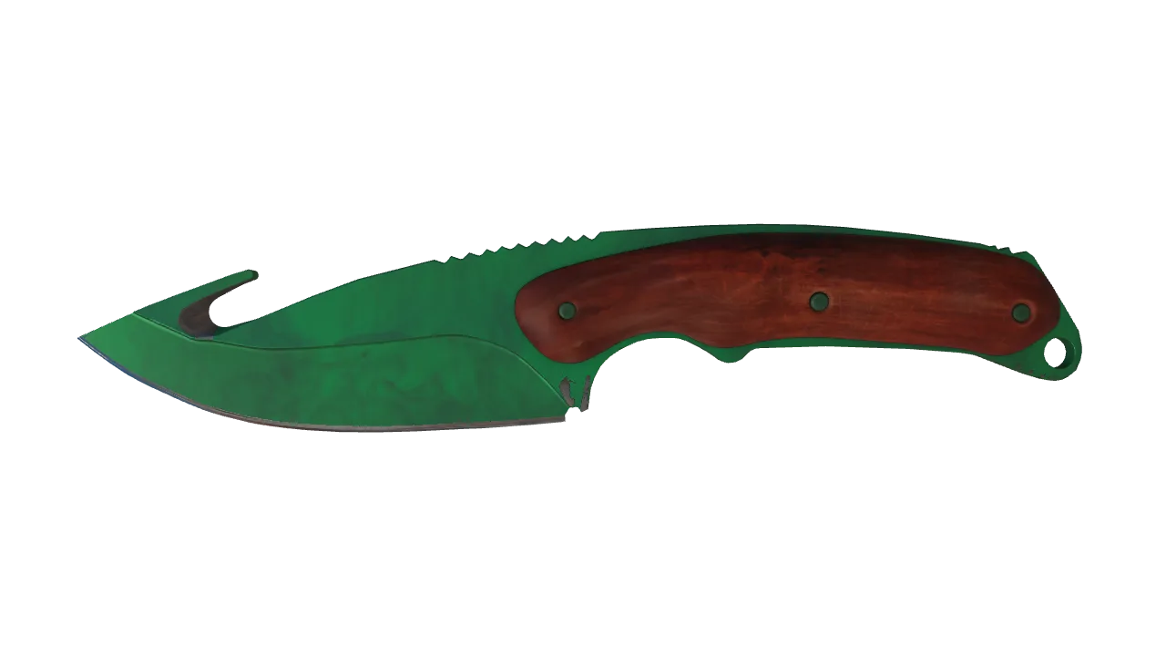 Gut Knife | Gamma Doppler (Emerald) seed #118, front