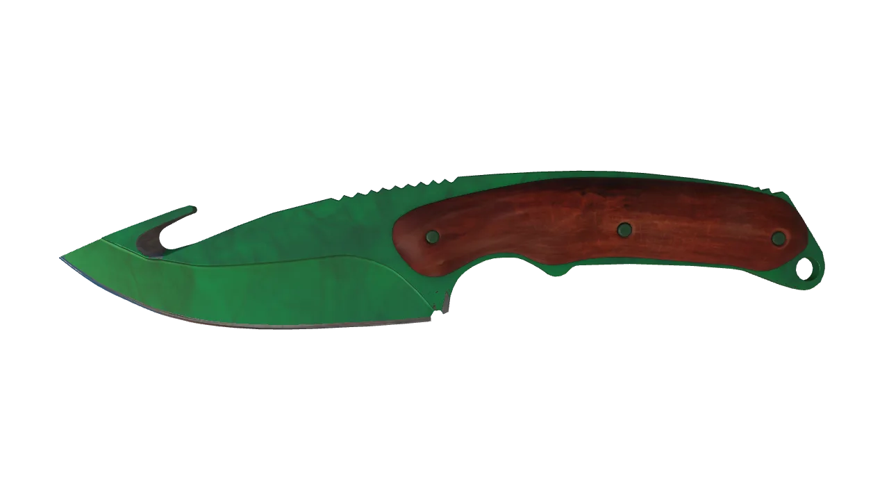Gut Knife | Gamma Doppler (Emerald) seed #170, front