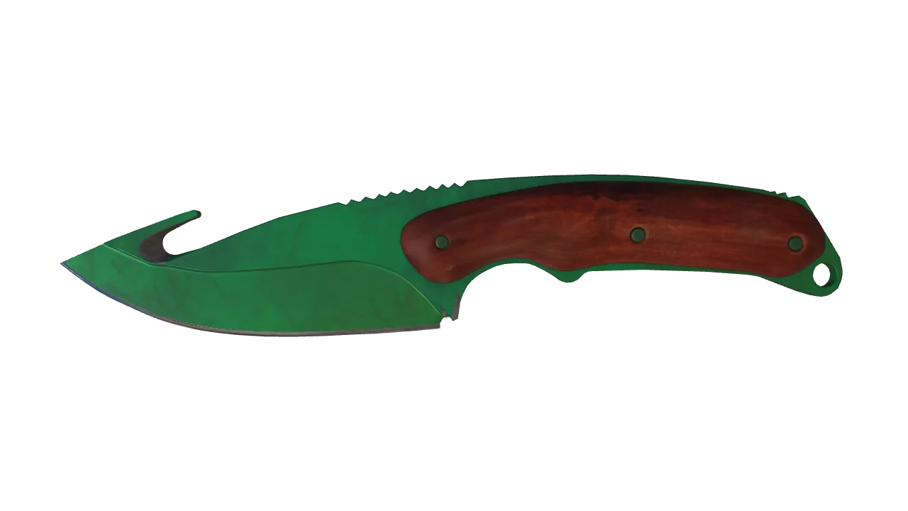 Gut Knife | Gamma Doppler (Emerald) seed #183, front