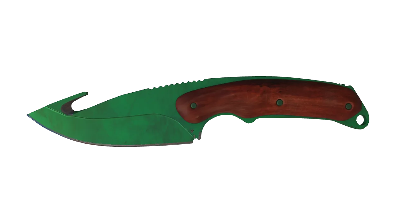Gut Knife | Gamma Doppler (Emerald) seed #357, front