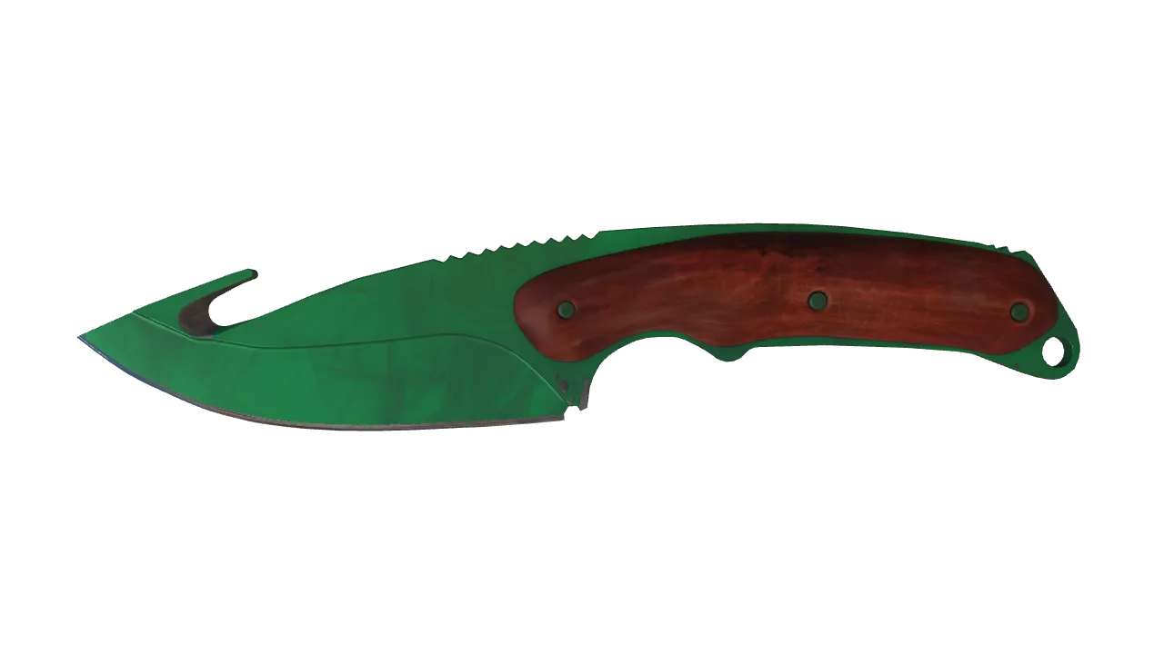 Gut Knife | Gamma Doppler (Emerald) seed #588, front