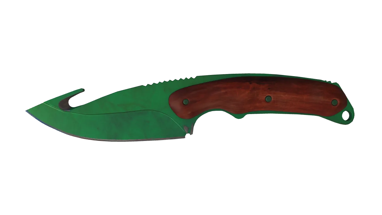 Gut Knife | Gamma Doppler (Emerald) seed #617, front