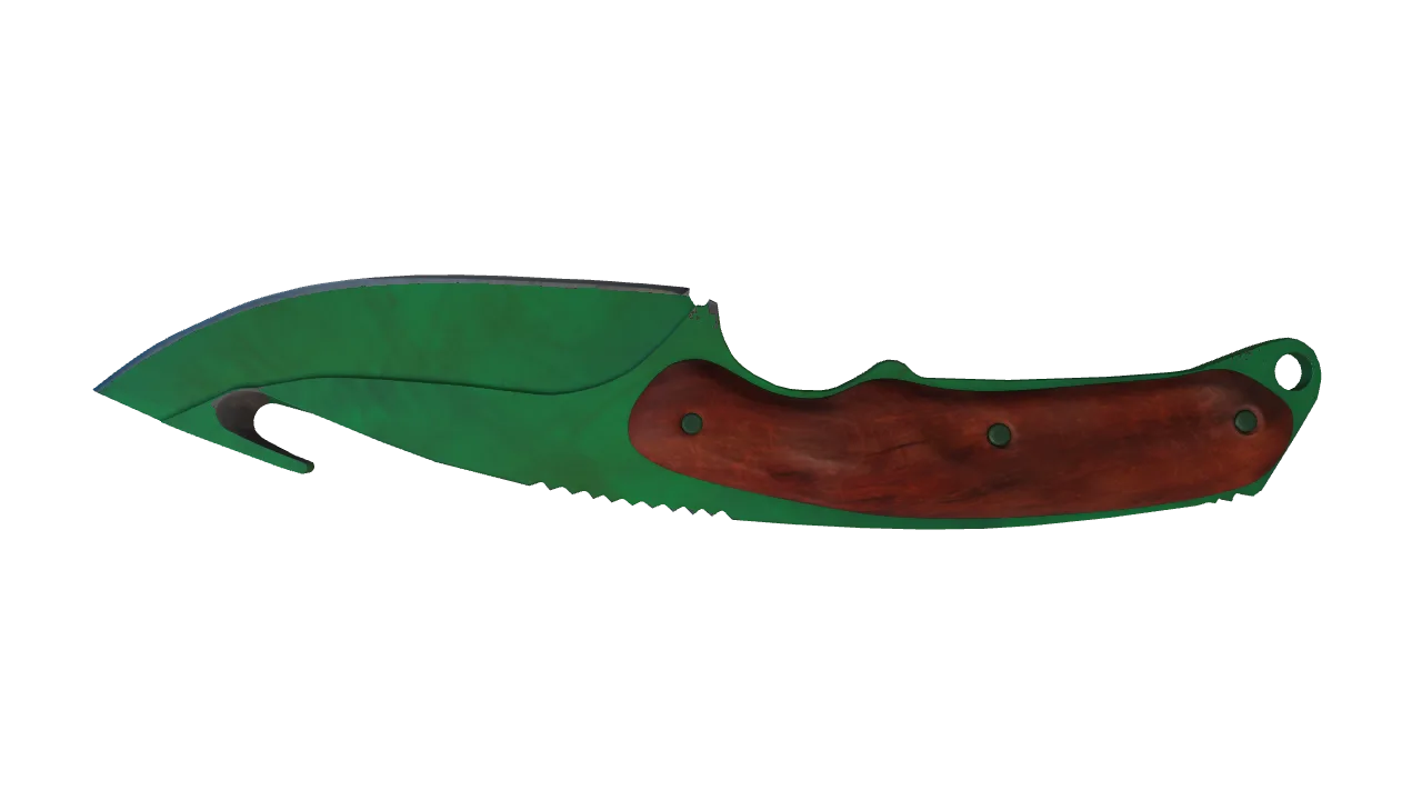 Gut Knife | Gamma Doppler (Emerald) seed #735, back