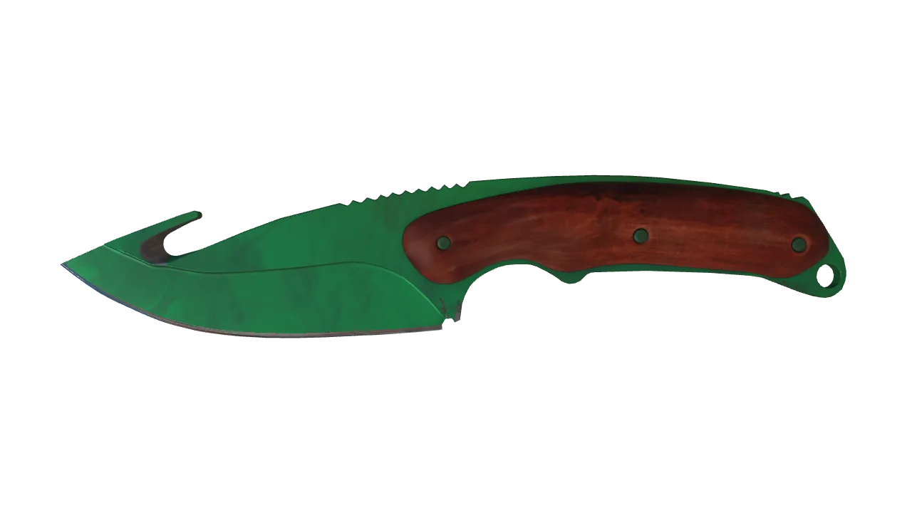 Gut Knife | Gamma Doppler (Emerald) seed #942, front