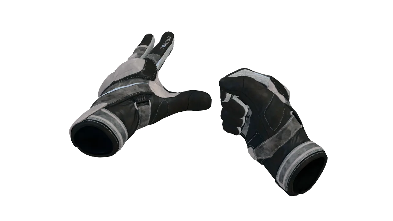 ★ Moto Gloves | Smoke Out (Factory New) — Dust II light, front