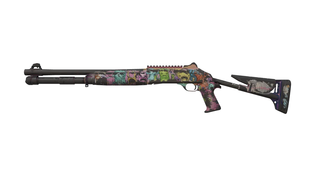 XM1014 | Monster Melt (Battle-Scarred) — Dust II light, front