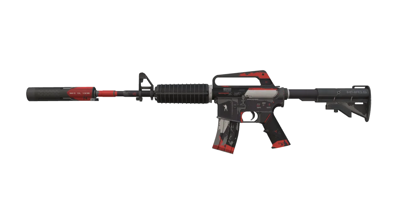 M4A1-S | Cyrex (Battle-Scarred) — Dust II light, front