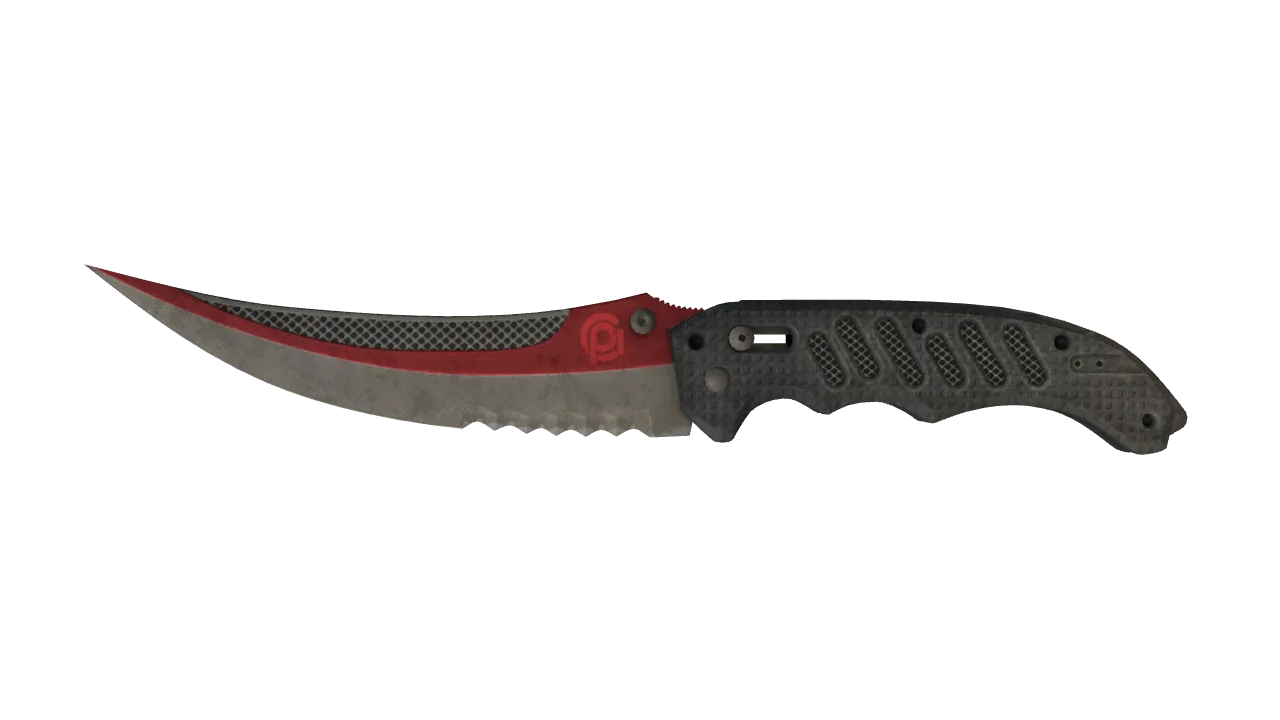 ★ Flip Knife | Autotronic (Battle-Scarred) — Dust II light, front