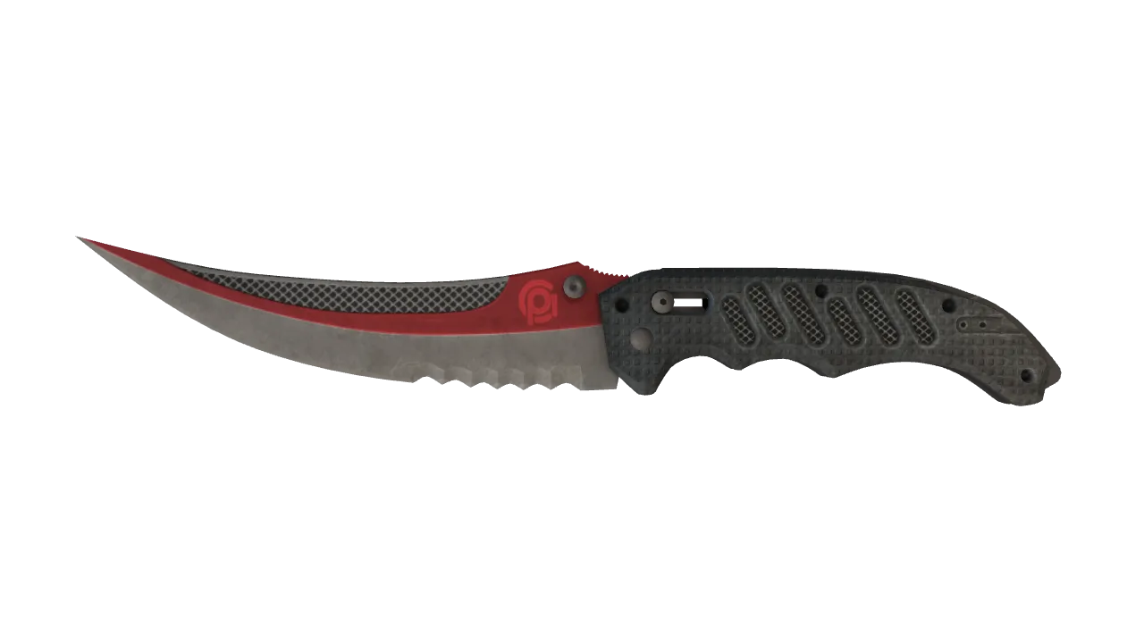 ★ Flip Knife | Autotronic (Well-Worn) — Dust II light, front
