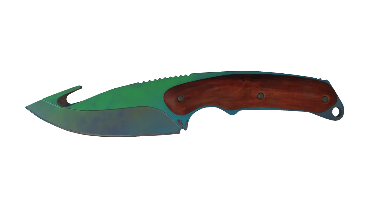 ★ Gut Knife | Gamma Doppler (Phase 3) (Factory New) — Dust II light, front