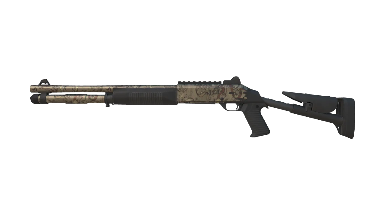 XM1014 | Charter (Minimal Wear) — Dust II light, front